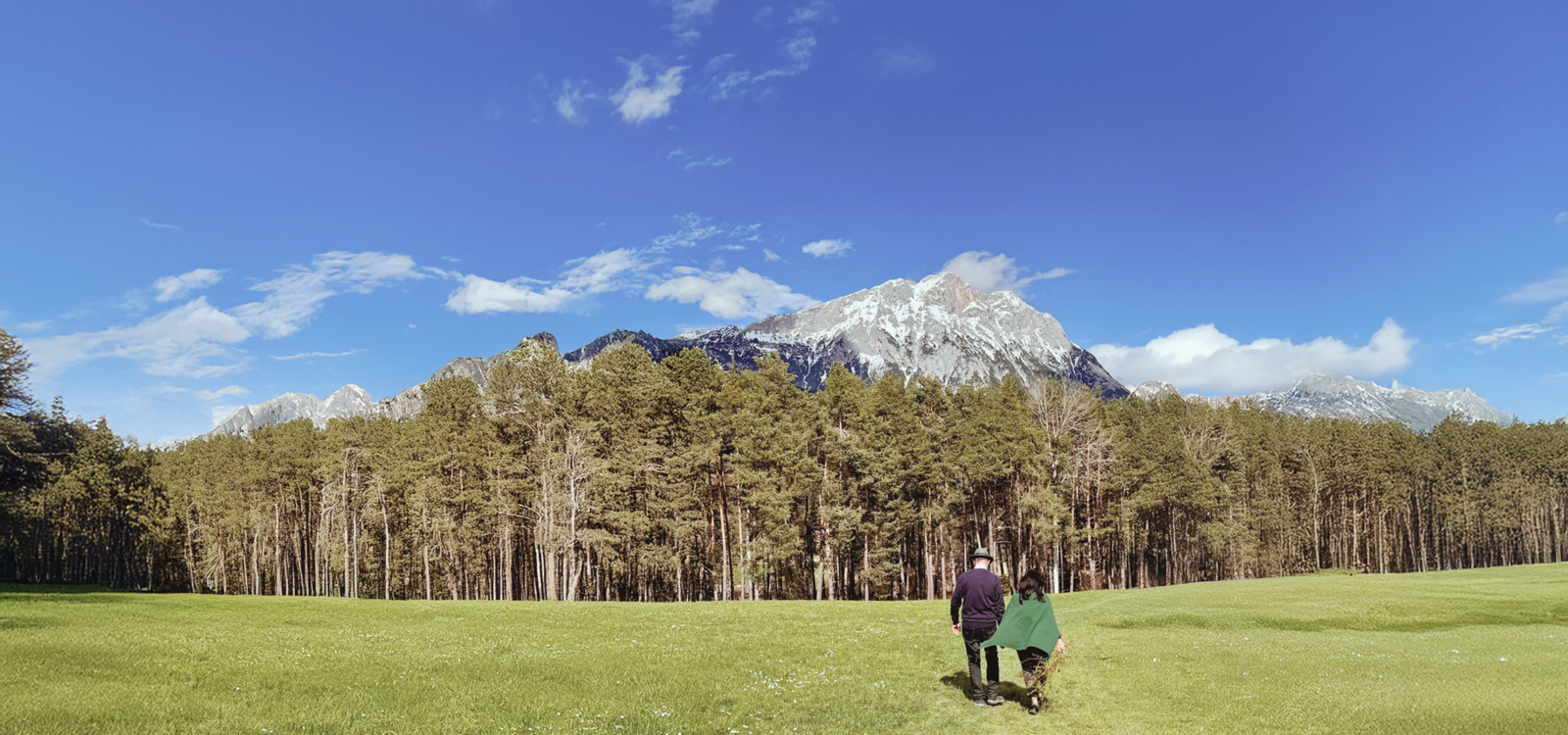 Mieminger Bergkette mit Familie Haselwanter
