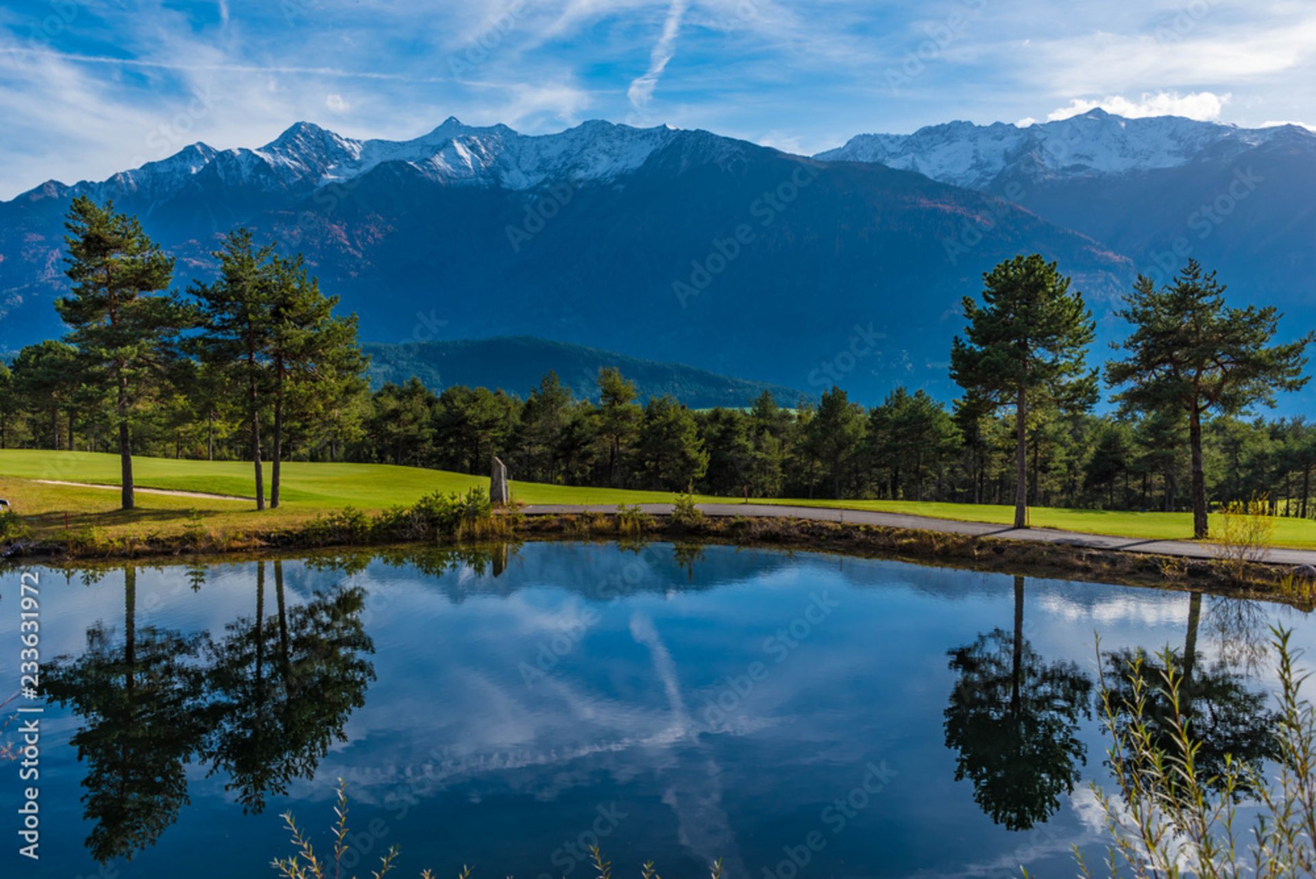 Golfpark Mieminger Palteau with stunning Mountain view and a spectecular nature surrounded